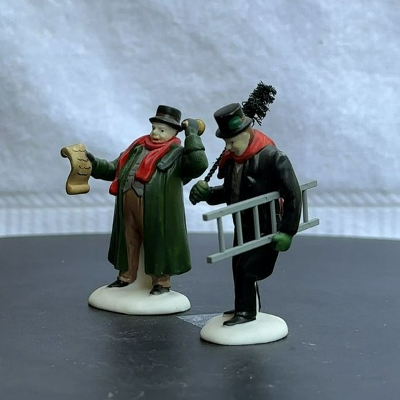 Dept 56 Town Crier & Chimney Sweep Dickens Village Christmas Accessory - 1990 - Picture 5 of 10